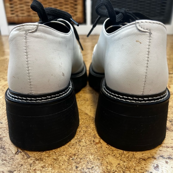 L’Intervalle Evelyn White Leather Shoes - Picture 4 of 7